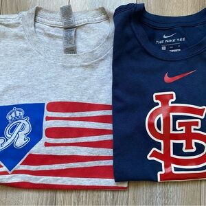 Set of 2 baseball shirts